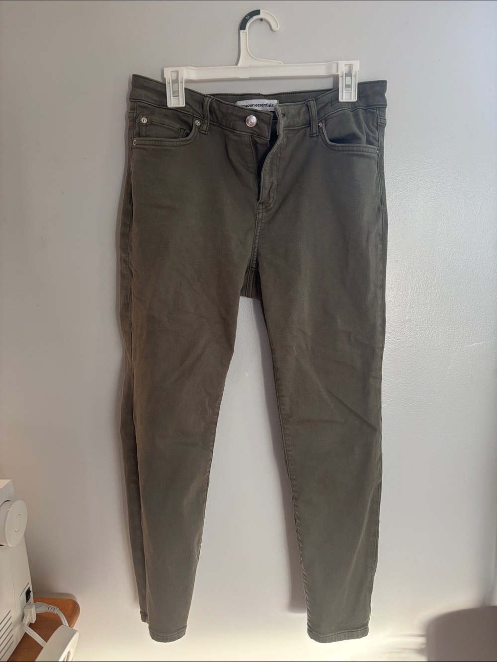 Amazon Essentials Skinny Jeans in Olive
